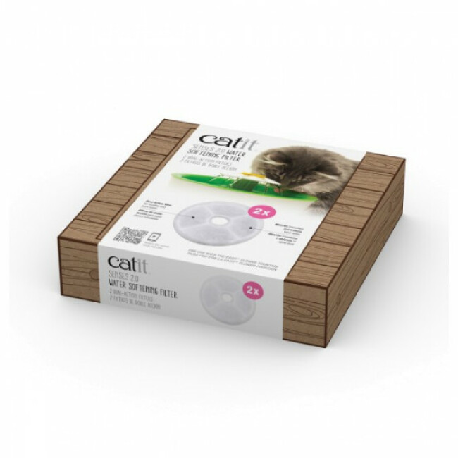 2 Filtres De Rechange Pour Fontaine A Fleur Cat It 2 0