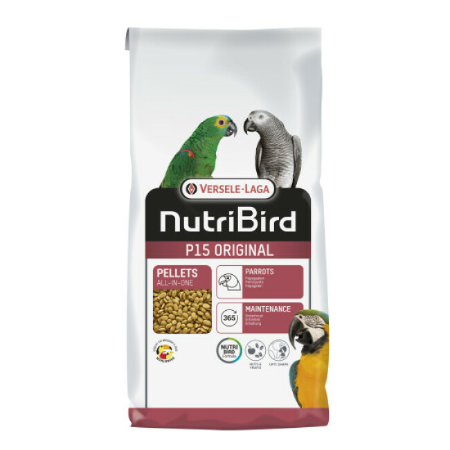 Alimentation NutriBird P15 Original Versele Laga pour oiseaux - 10 kg