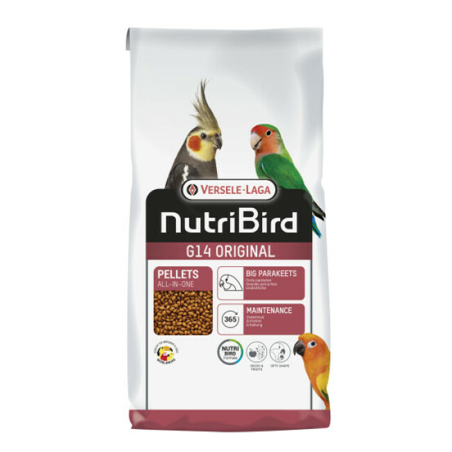 Aliments NutriBird G14 Original Versele Laga pour grandes perruches - 10kg
