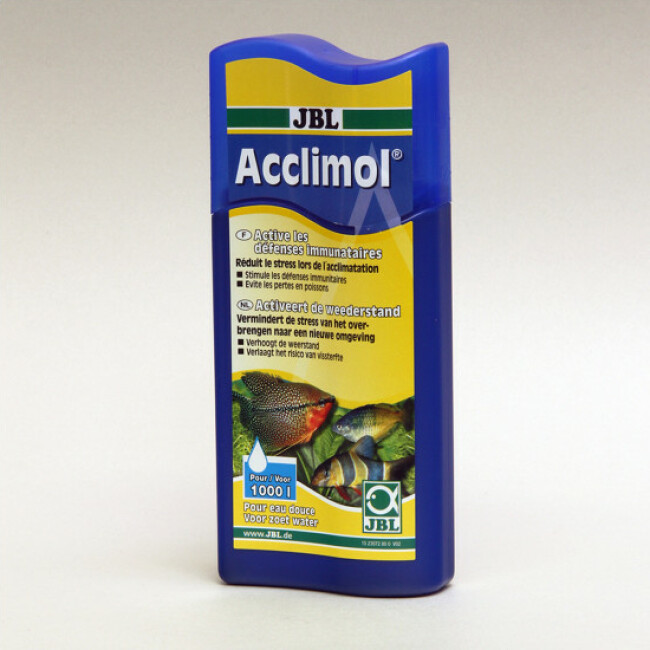 Anti stress pour l'acclimatation des poissons JBL Acclimol 250 ml