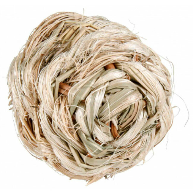 Balle en herbe avec clochette pour petits rongeurs Trixie - ø 6 cm