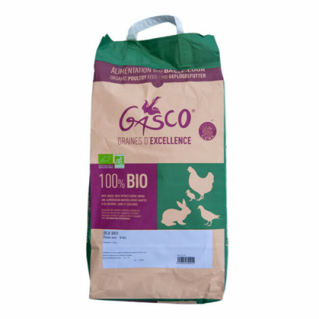 Blé bio Gasco pour basse cour Sac 8 kg