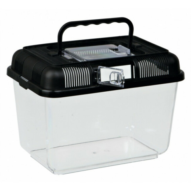 Boîte D'élevage En Acrylique Transparent Pour Reptiles Et Invertébrés - 8x8x14 Cm, Aérée, Fermeture Magnétique