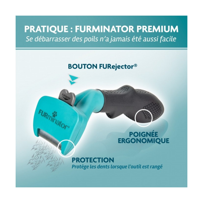 Brosse Furminator Pour Chat A Poils Longs