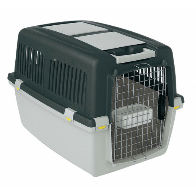 Cage de transport IATA Gulliver Grise pour chien Zolux