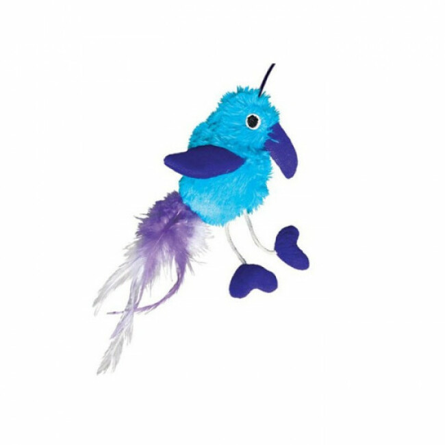 Canne à pêche peluche et plumes pour chat KONG Canne à pêche peluche et plumes pour chat KONG
