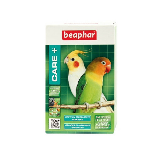 Care+ pour grandes et moyennes perruches Boite 500 g