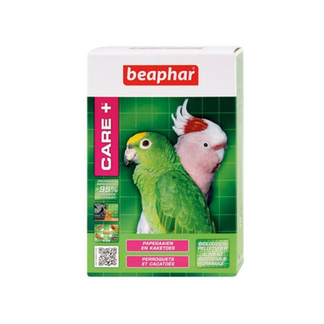 Care+ pour perroquets et cacatoes Boite 1 kg