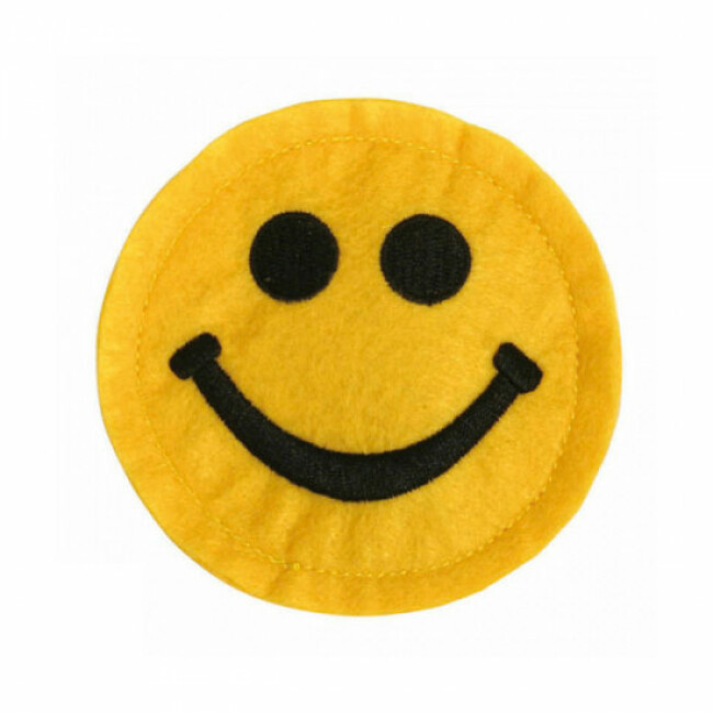 Clicker sonore smiley de poche pour chien Diamètre 8.5 cm