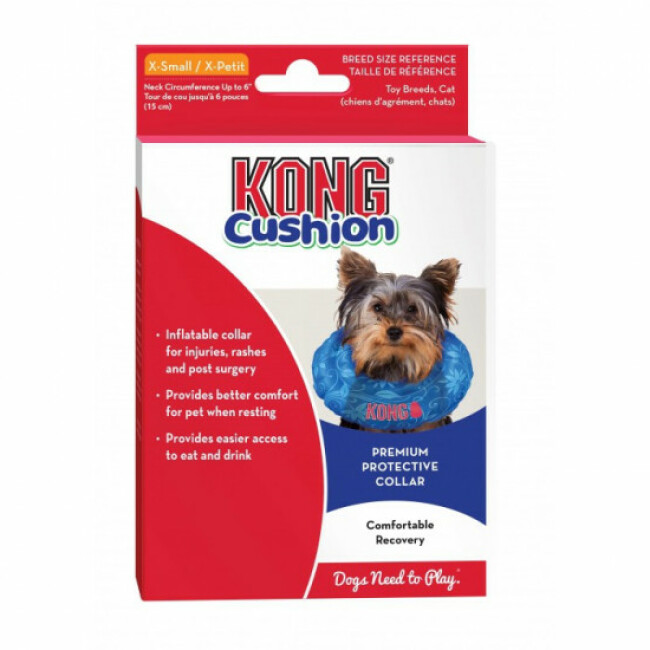 Collerette Gonflable Pour Chien Et Chat - Collier De Récupération Anti-léchage, Souple Et Confortable
