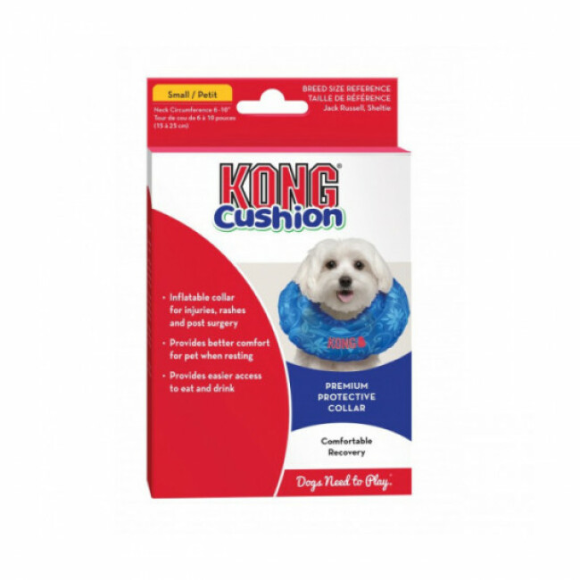 Collerette gonflable réglable Cushion KONG - Taille S 20 à 30 cm