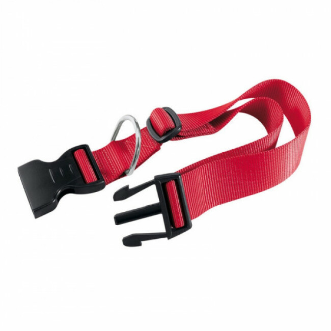 Collier en nylon uni Club Ferplast pour chien Coloris Rouge Taille 1