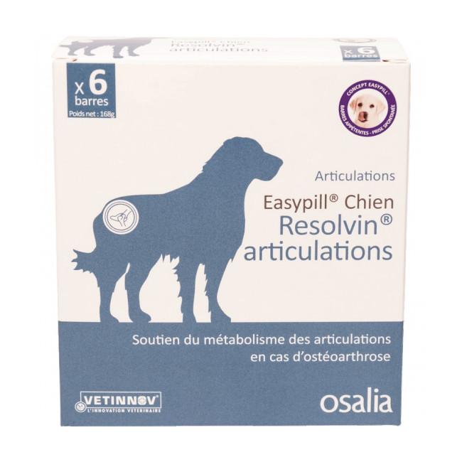 Complément alimentaire Easypill Resolvin pour articulations de chien