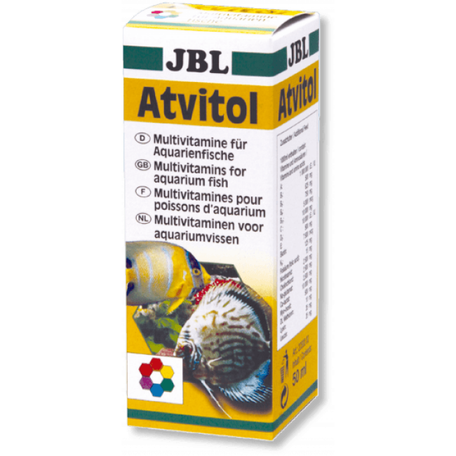 Complément multivitaminé pour poissons JBL Atvitol 50 ml
