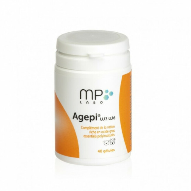 Agepi Omega 3 et 6 pour le derme et le pelage du chien et du chat