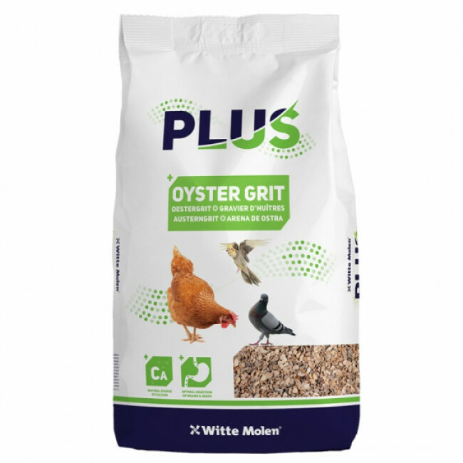 Complément alimentaire Grit Plus huîtres pour oiseaux - Sac 4 kg