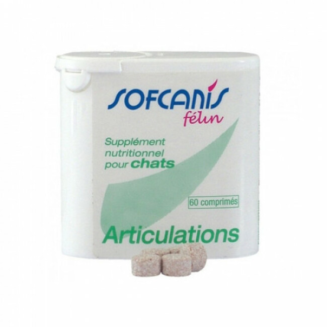 Complément alimentaire pour articulations de chat Sofcanis Boîte 60 comprimés