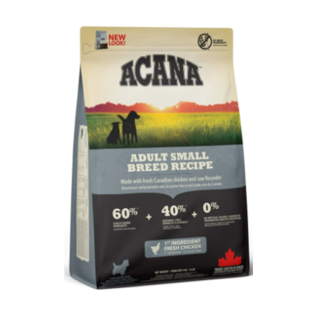 Croquettes chien Acana Heritage Adult Small Breed Sac 6 kg