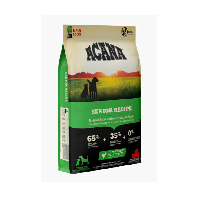 Croquettes chien senior Acana Heritage Sac 11,4 kg