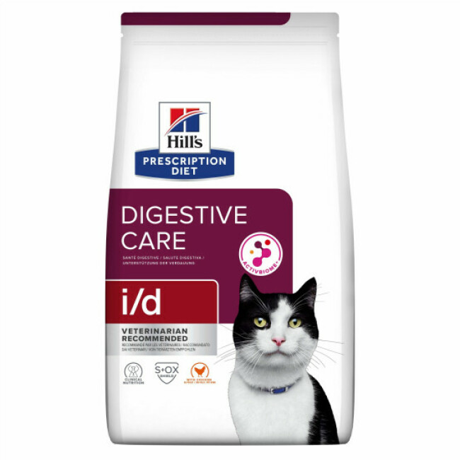 Croquettes Hill's Prescription Diet Feline I/D ActivBiome + AB+ Sac 1,5 kg
