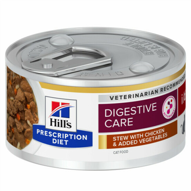 Hill's Prescription Diet Feline I/D AB+ Mijotés Poulet et légumes 24 Boîtes 82 g