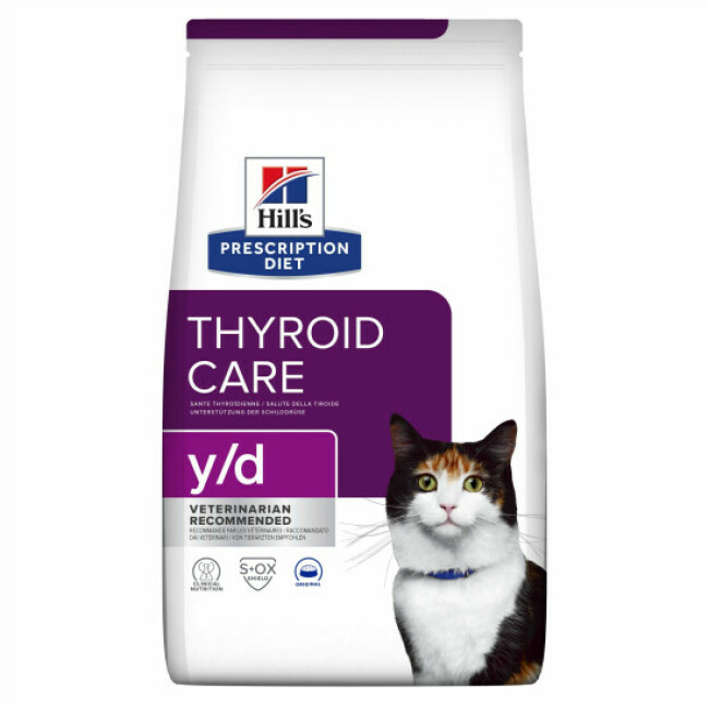 Croquettes Hill's Prescription Diet Feline Y/D Sac 1,5 kg