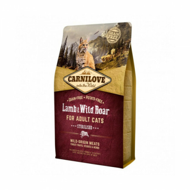 Carnilove Adult Sterilised Agneau & Sanglier - 2kg