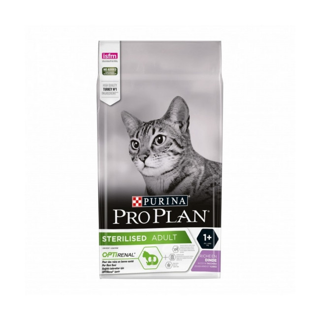 Croquettes pour chats Pro Plan Adulte Sterilised Dinde Sac 1,5 kg