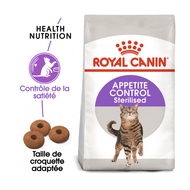 Composition Croquette Japhy Chat Croquettes pour chats Royal Canin Sterilised Appetite Control