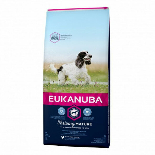 Eukanuba Chien Grain Free Senior Petite Moyenne Race Poisson De