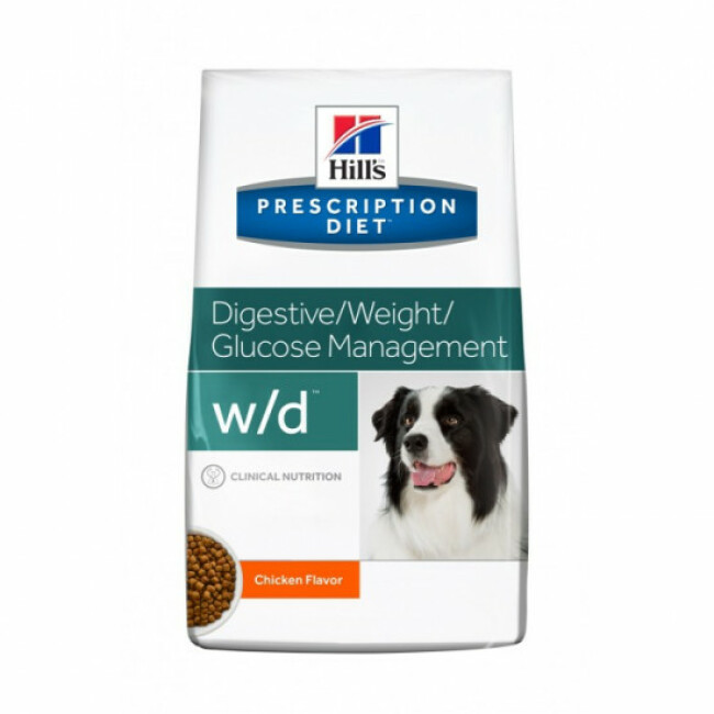 Croquettes Prescription Diet Canine W/D pour chien Hill's