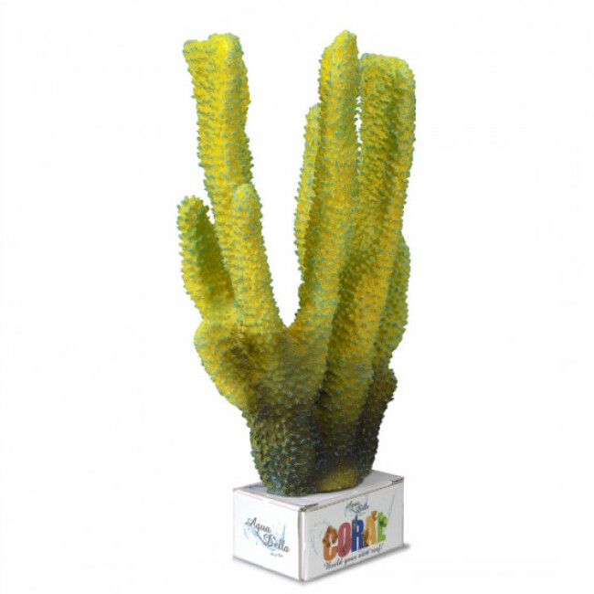 Décoration pour aquarium corail vert Pilar Aqua Della - Taille XL