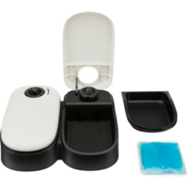 Distributeur automatique de nourriture noir et blanc TX2 Trixie