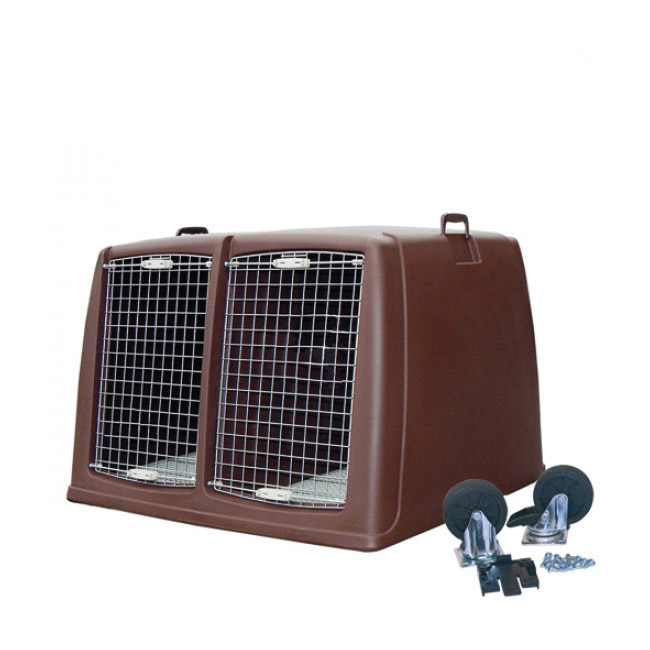 Cage de transport pour deux grands chiens