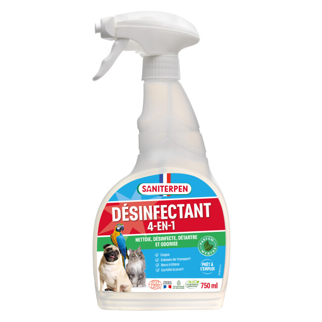 Désinfectant Saniterpen 4 en 1 Prêt à l'emploi