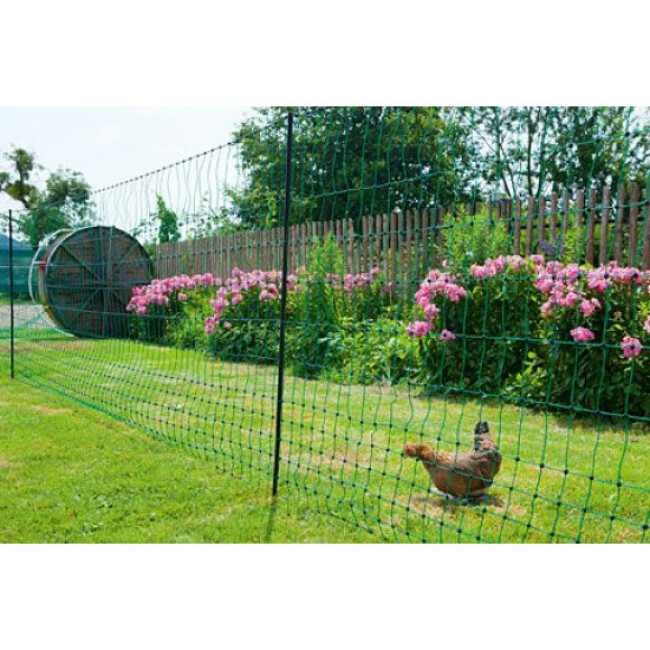 Filet poules 50 m simple pointe AKO vert Hauteur 112 cm