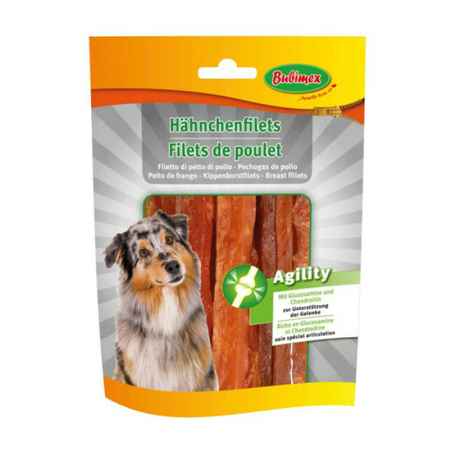 Filets de poulet Agility pour chien par Bubimex - 100g