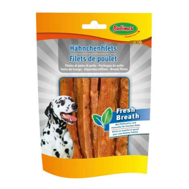 Filets de poulet Fresh Breath pour chien par Bubimex - 100g