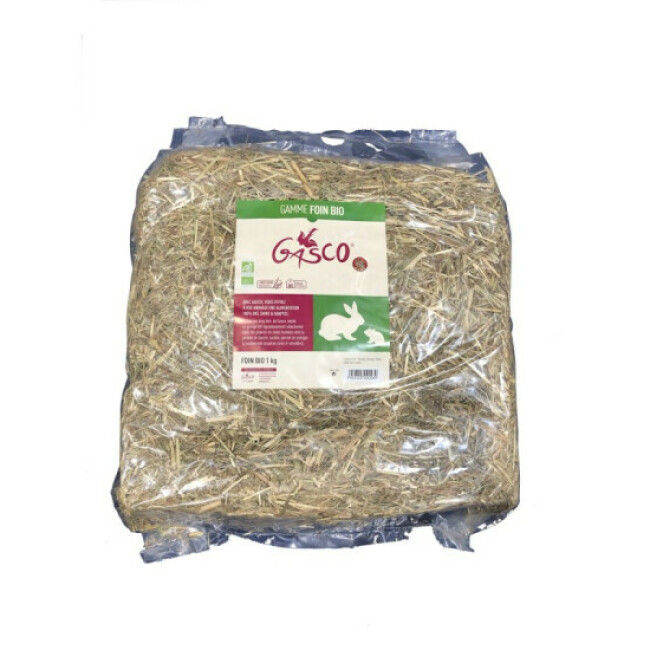 Foin Bio pour rongeurs Gasco 1 kg