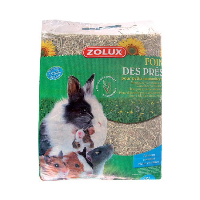 Foin des prés pour rongeur Zolux Contenance 30L (1 kg)