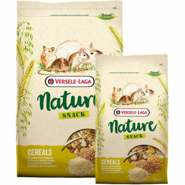 Friandise aux céréales Nature Snack Cereals Versele Laga pour rongeurs Sac 2 kg