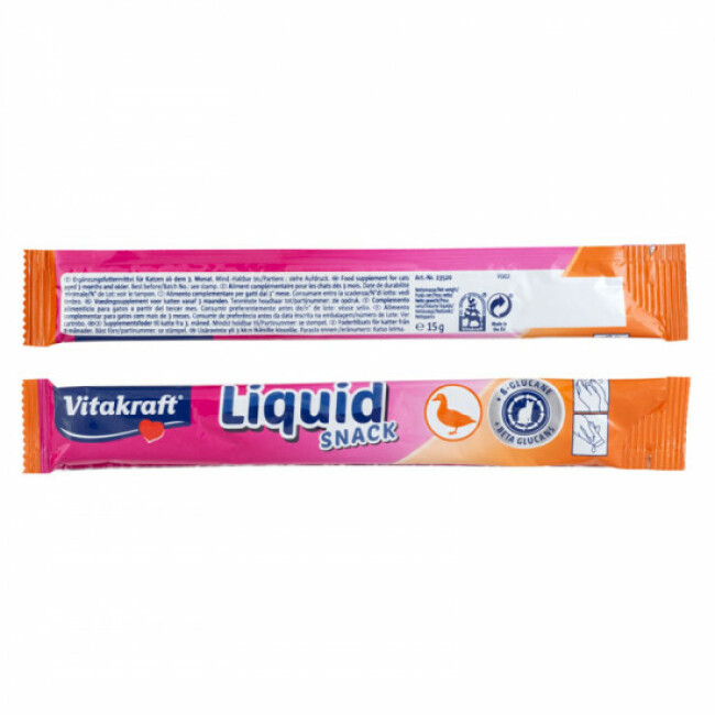 Crème friandise liquide très appétante et hyper appétissante pour chat