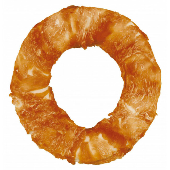 Friandise pour chien Denta Fun Donut au poulet Medium - diamètre 20 cm