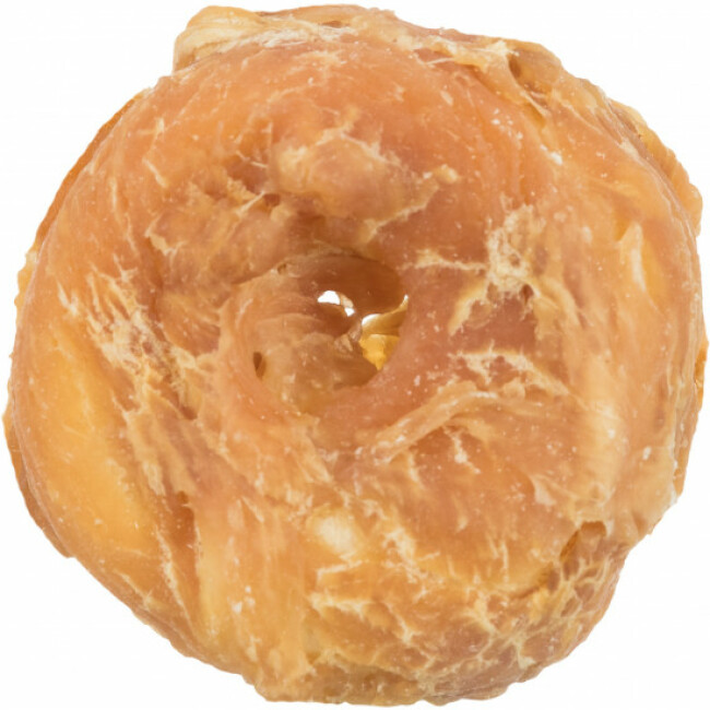 Friandises Denta Fun pour chien Mini Donuts au poulet Small diamètre 5 cm - Lot de 4