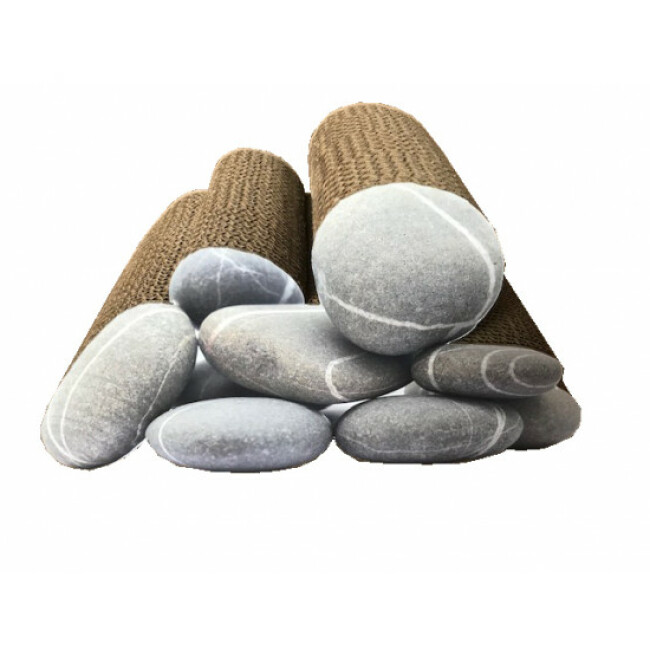 Griffoir Decoratif En Carton Pour Chat Aspect Galet