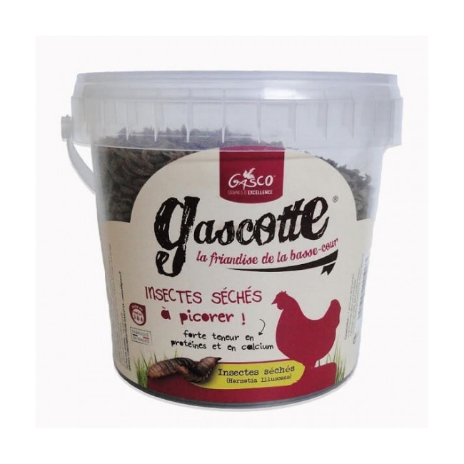 Insectes séchés à picorer Gasco Seau 250 g