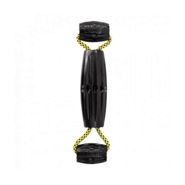 Jouet à tirer avec corde KONG Jaxx Triple Barel pour chien - Large