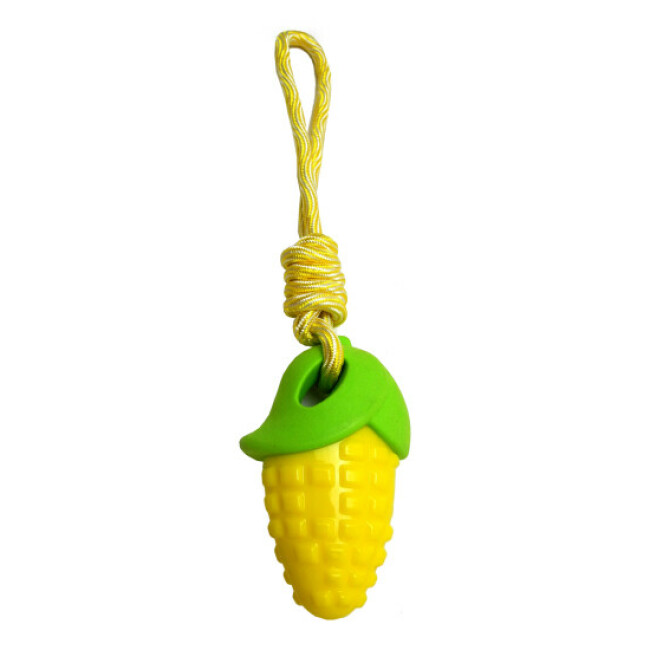 Jouet Corde traction légume - Maïs 34cm