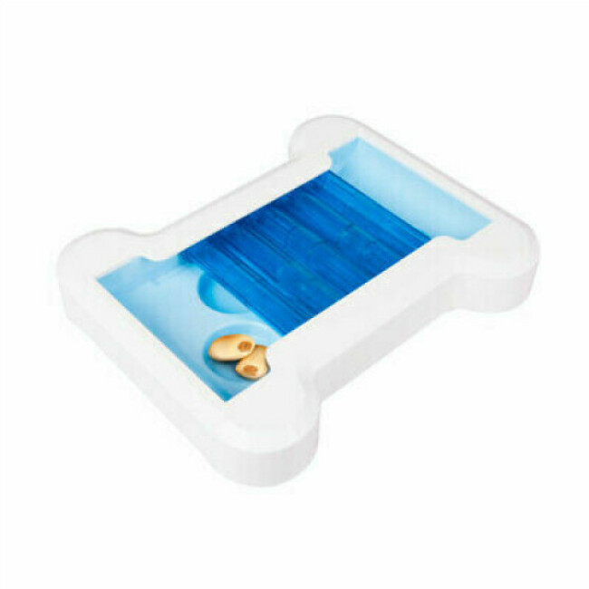 Jouet interactif pour chien Brain Train Os Flamingo