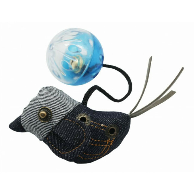 Jouet Balle Grelots Pour Chat Cat Jeans